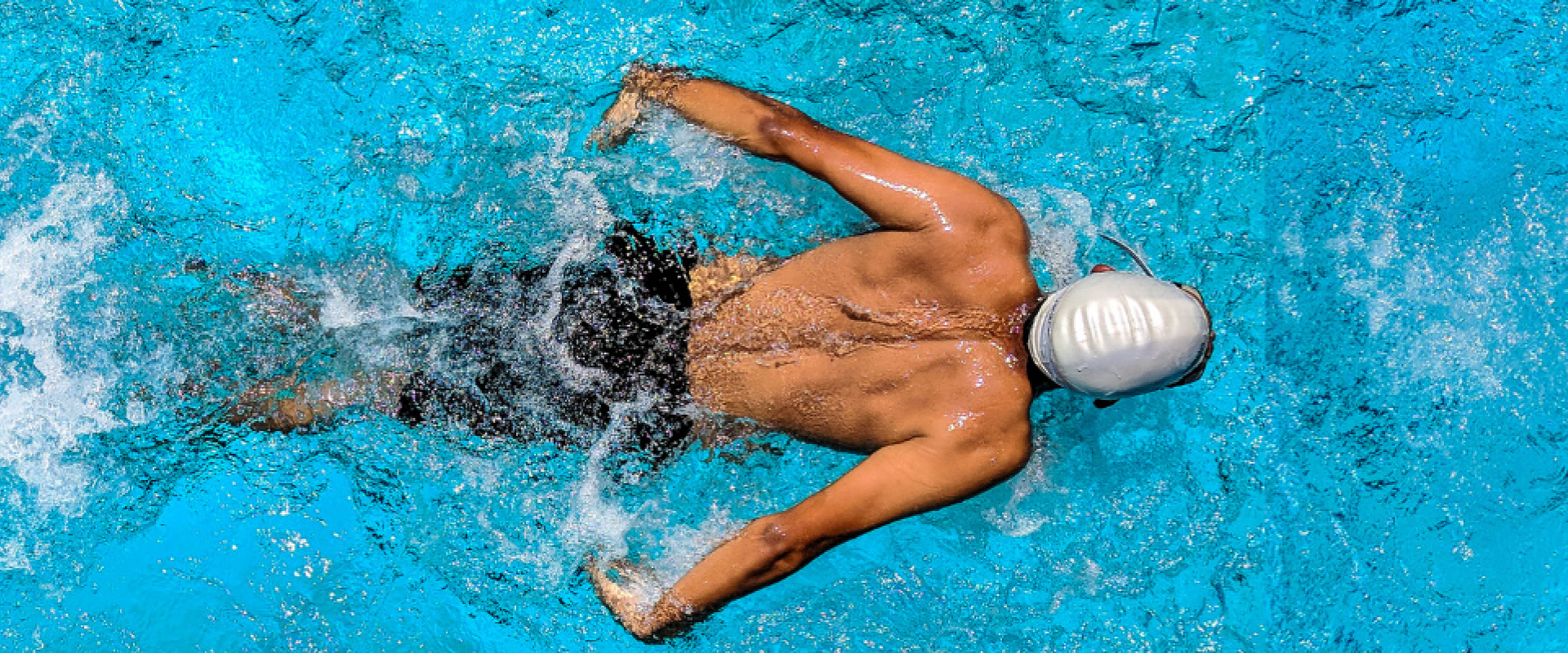 Swimming banner